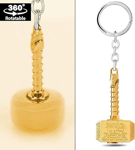 Miniatura 5 de 365Home Metal Hammer Keychain Hammer Key Ring, Cool Gifts for Men, Husband, Boyfriend