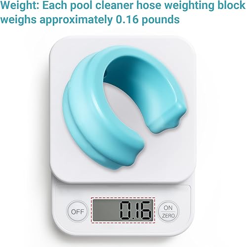 Miniatura 8 de Peso de la manguera del limpiador de piscina para W83247 X70105, para Pentair Kreepy Krauly K12054 K12454, ayuda al limpiador de piscinas a hundirse