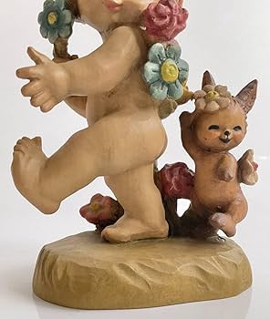 Amazon.co.jp: ANRI アンリ Nature Girl 木彫り人形 Juan Ferrandiz