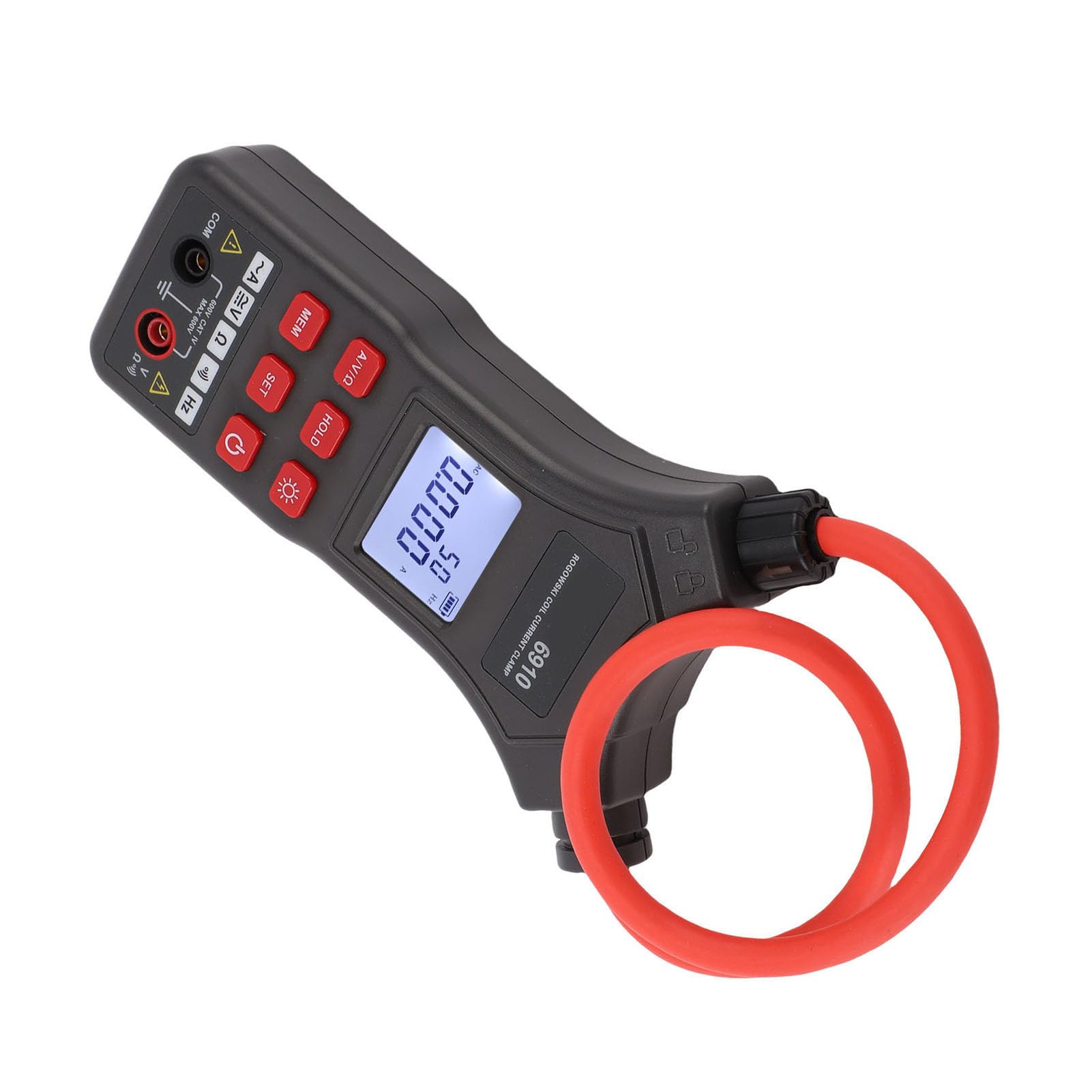 Kadimendium Elastyczny Amperomierz Cęgowy True RMS 10000A 750 V AC Tester Napięcia do Okablowania i Prac Elektrycznych 1 Jednostka