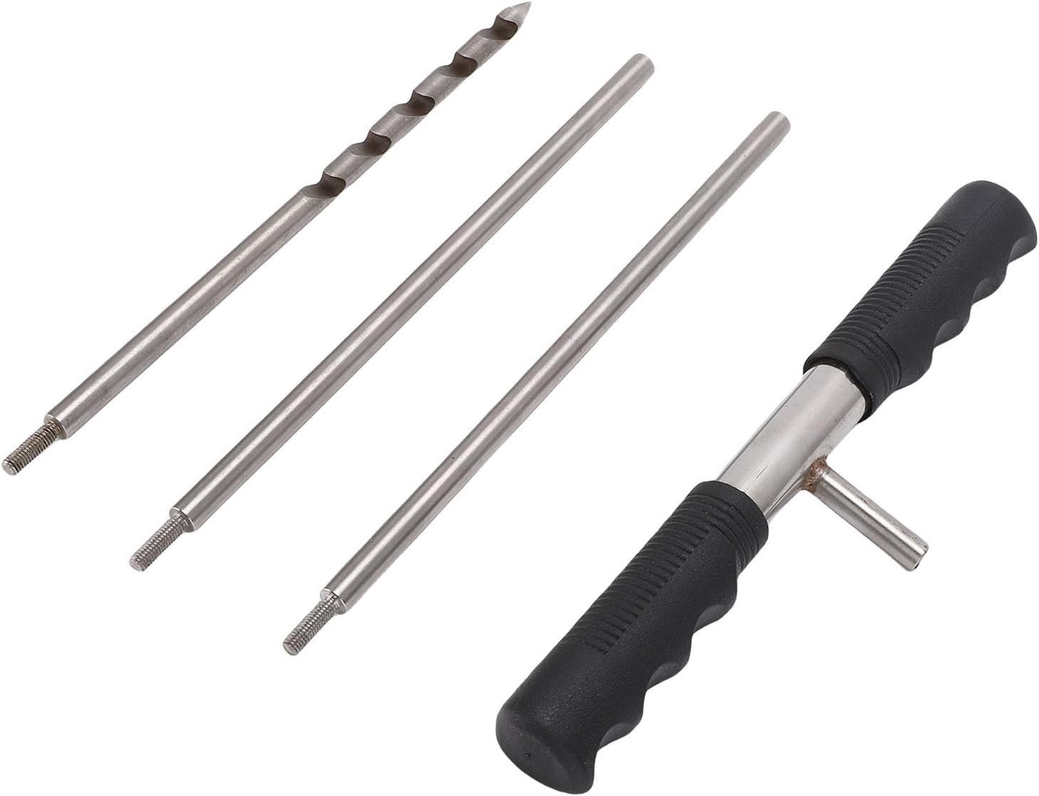 Focket Soil Probe Rod, Adjustable 32 48 Inch Stainless Steel with T Handle Septic Locator, Underground Pipe Finder for Locating Water Lines Gardening Landscaping