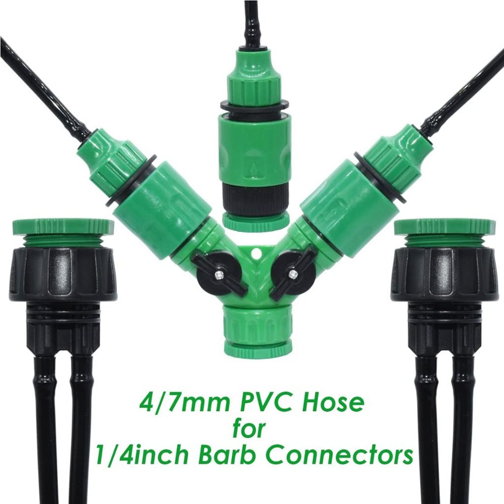 Sistema de riego automático, tubería de microgoteo de PVC de 4 mm x 7 mm, longitud de 5 a 100 m.(Spl1106545m)