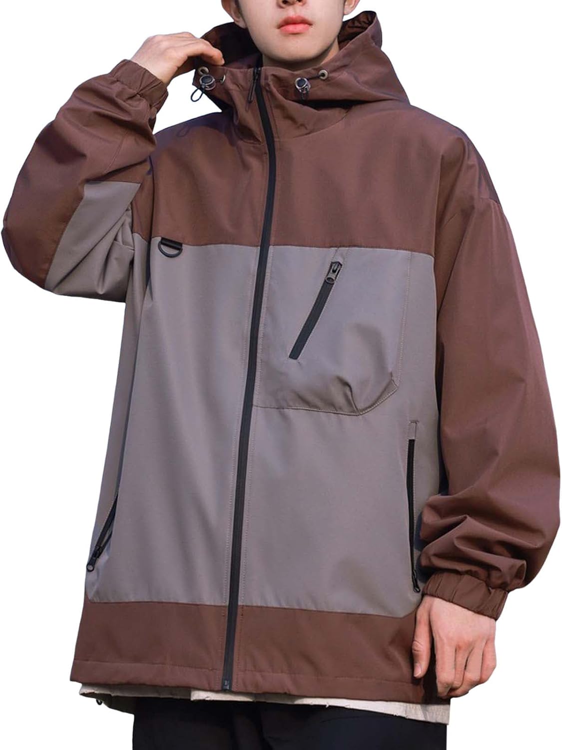 メンズ アウトドア パンチング ジャケット アスレチック カジュアル スタイル 長袖 コート106