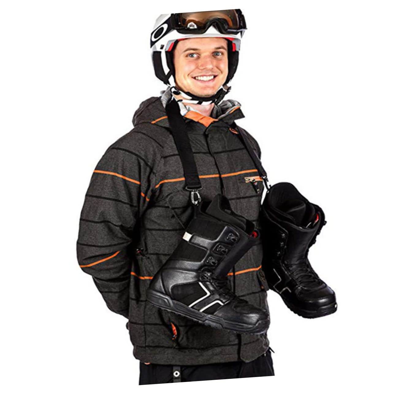 BESPORTBLE 12pezzi Cinghie Fissaggio Sci Regolabili da Cinghie Multi-Funzione per Trasporto Stivali Sci Accessori Pratici per Adulti