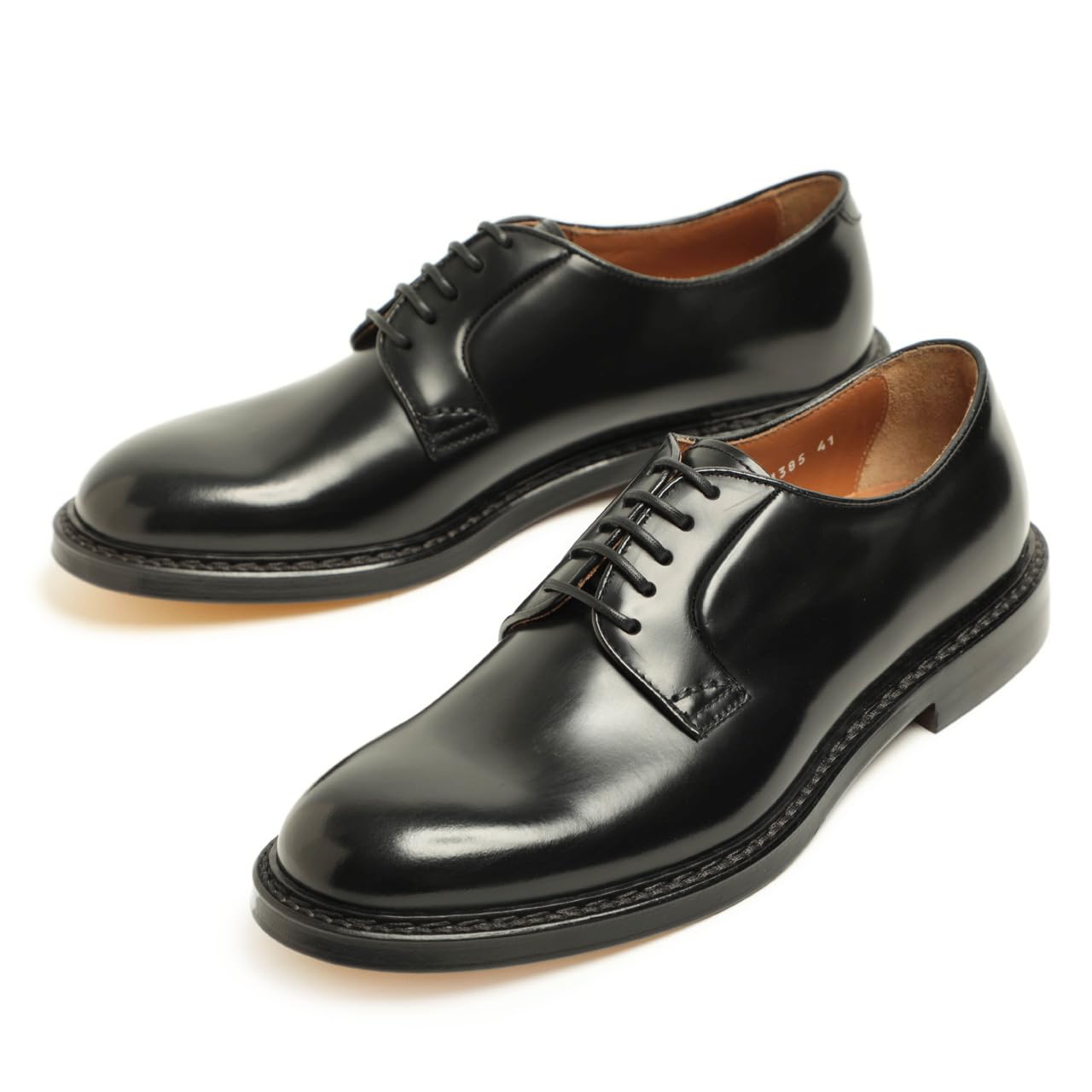 Amazon | DOUCALS デュカルス ダービーシューズ レザー カーフ ガラス