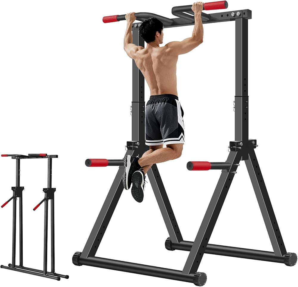 Amazon | MOJEER ぶら下がり健康器 懸垂マシン 折りたたみ式 三角形の