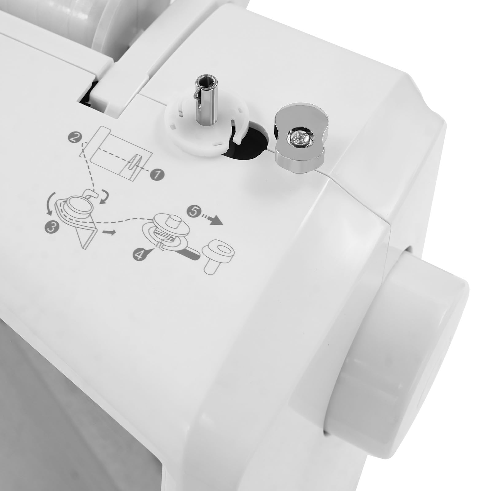 Macchina da ricamo touch screen da 7 pollici, controllata al computer, 700 design integrati, macchina da cucire e ricamo con porta USB, macchina da cucire per principianti, fai da te