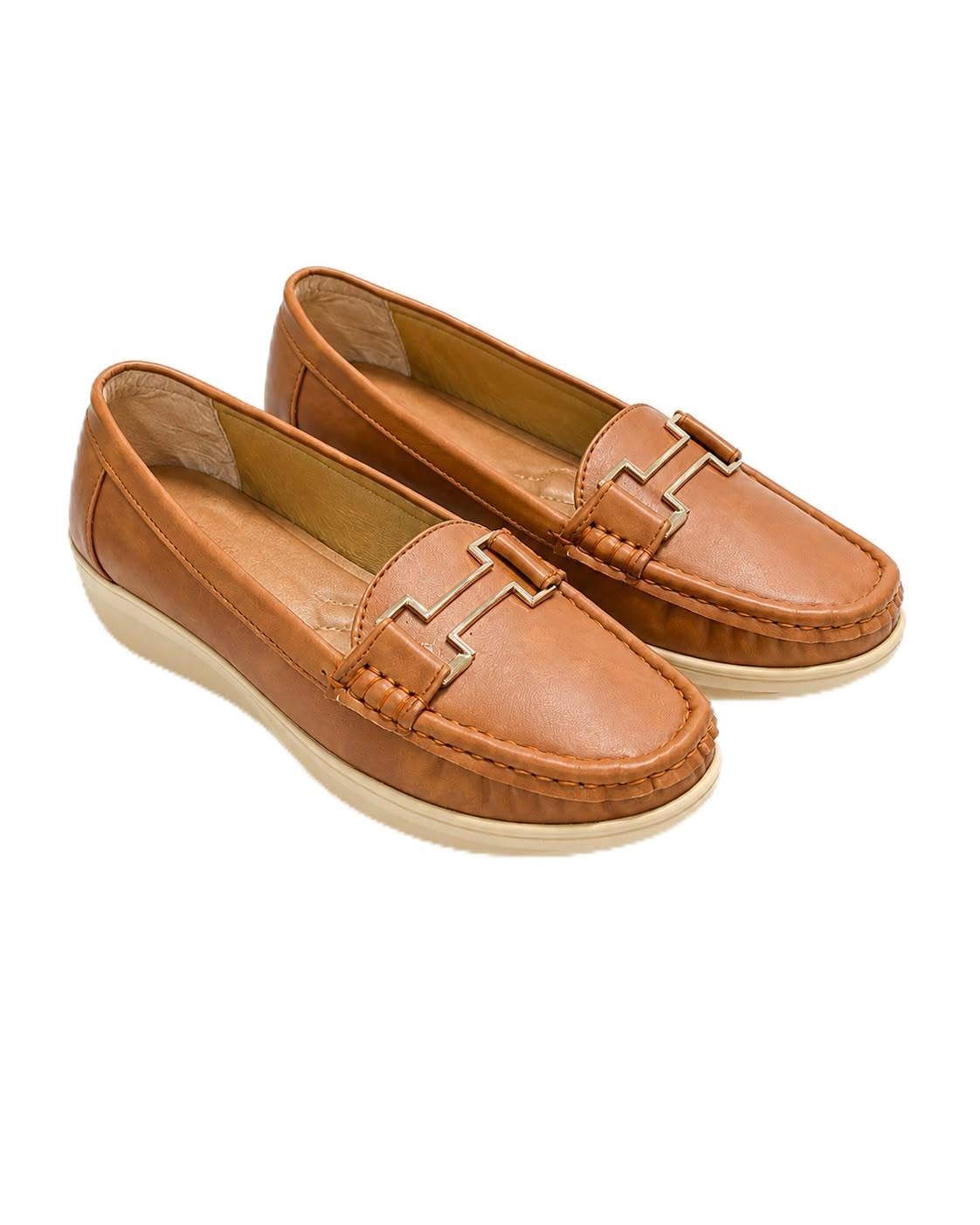 Kaosiss Women Loafers Tan-image-48