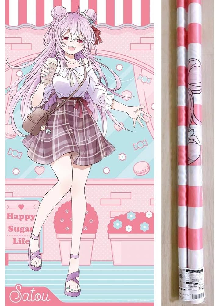 ハッピーシュガーライフ 松坂さとう 等身大タペストリー Amazon.co.jp: ハッピーシュガーライフ マルイ 等身大