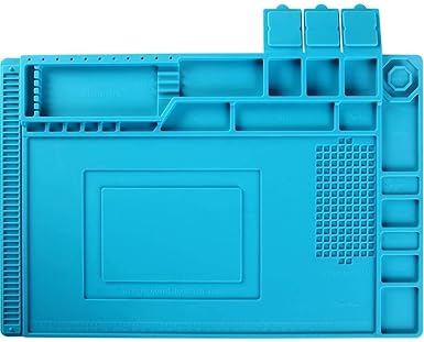 Anti Static ESD Safe Heat Insulation Silicone Magnetic Mat for Mobile Repairing & No Screws or Parts Are Lost During Repairing