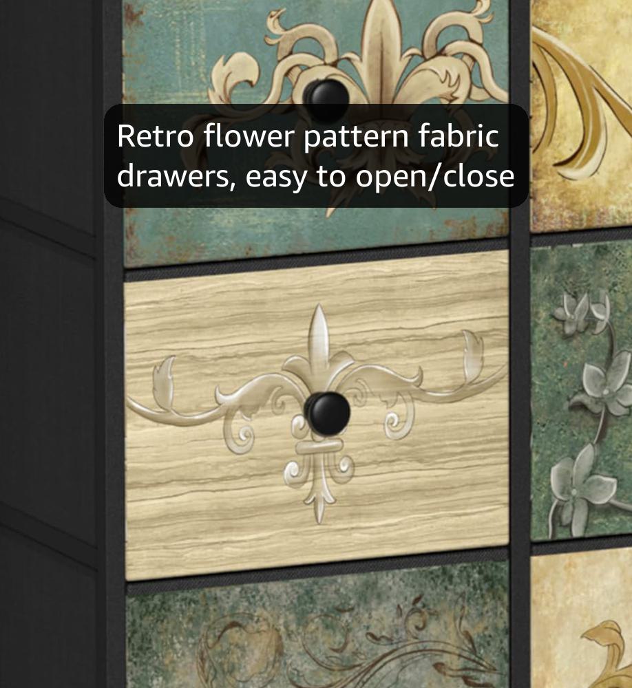 Amazon.com: Tohomeor Narrow Storage Dresser Slim Dresser with