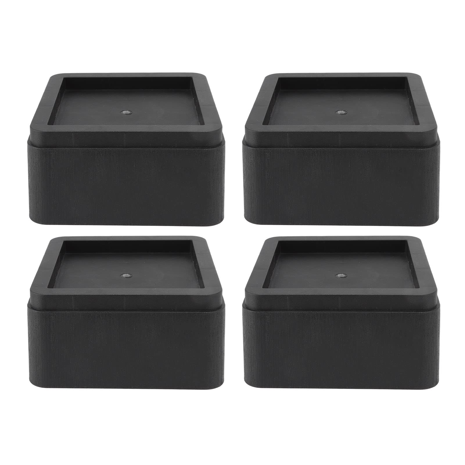 Cocoarm Elevadores de Muebles Almohadillas Elevadoras de sofá Cuadrilátero de Plástico 4 Piezas 7,36 X 3,66 Pulgadas Muebles Elevados para Cama Sofá Silla Escritorio Agrega Espacio Debajo de la Cama
