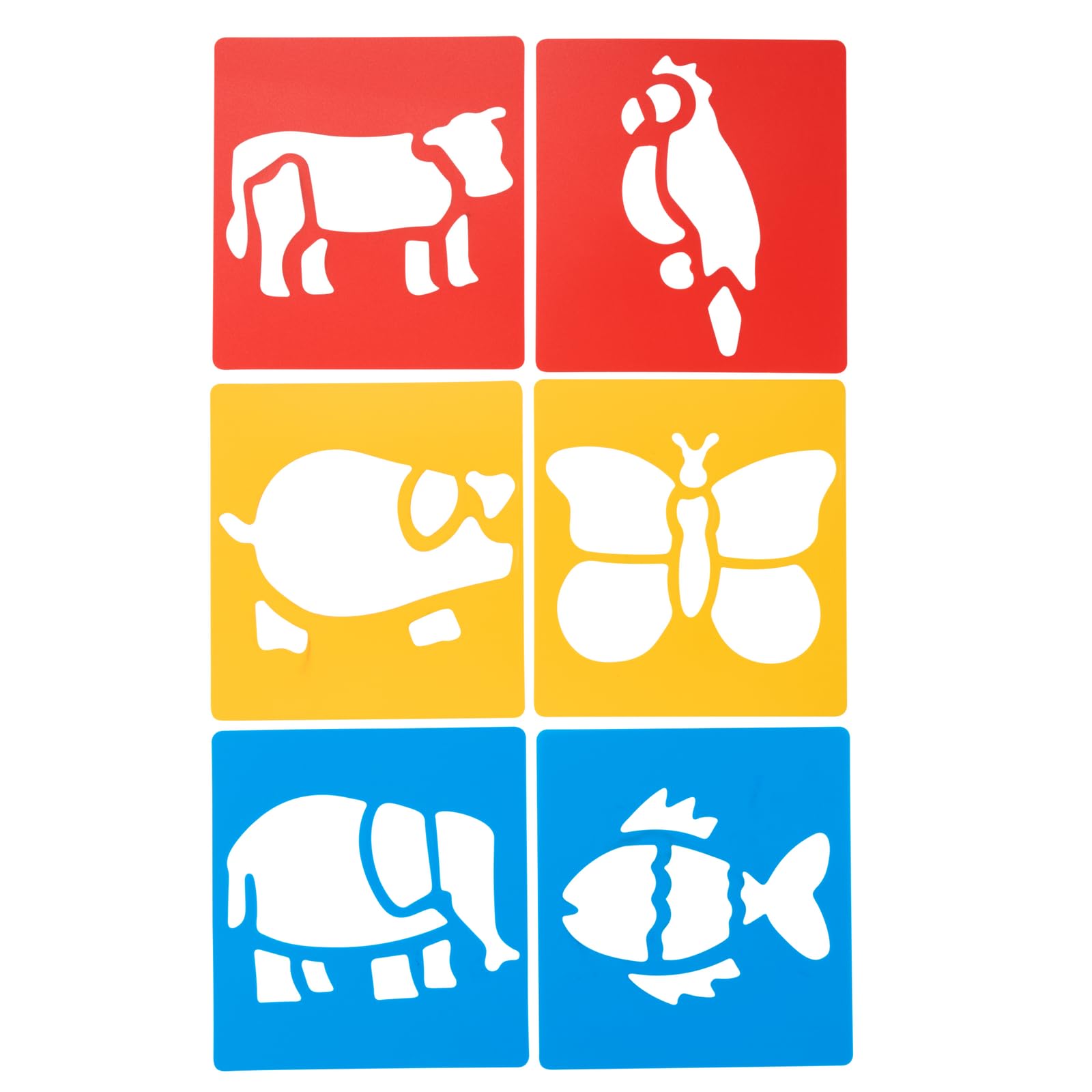 Animal Stencils for Kids - 12 Shapes FREE SHIPPING -7 Animal Stencils for Kids - 12 Shapes FREE SHIPPING -7