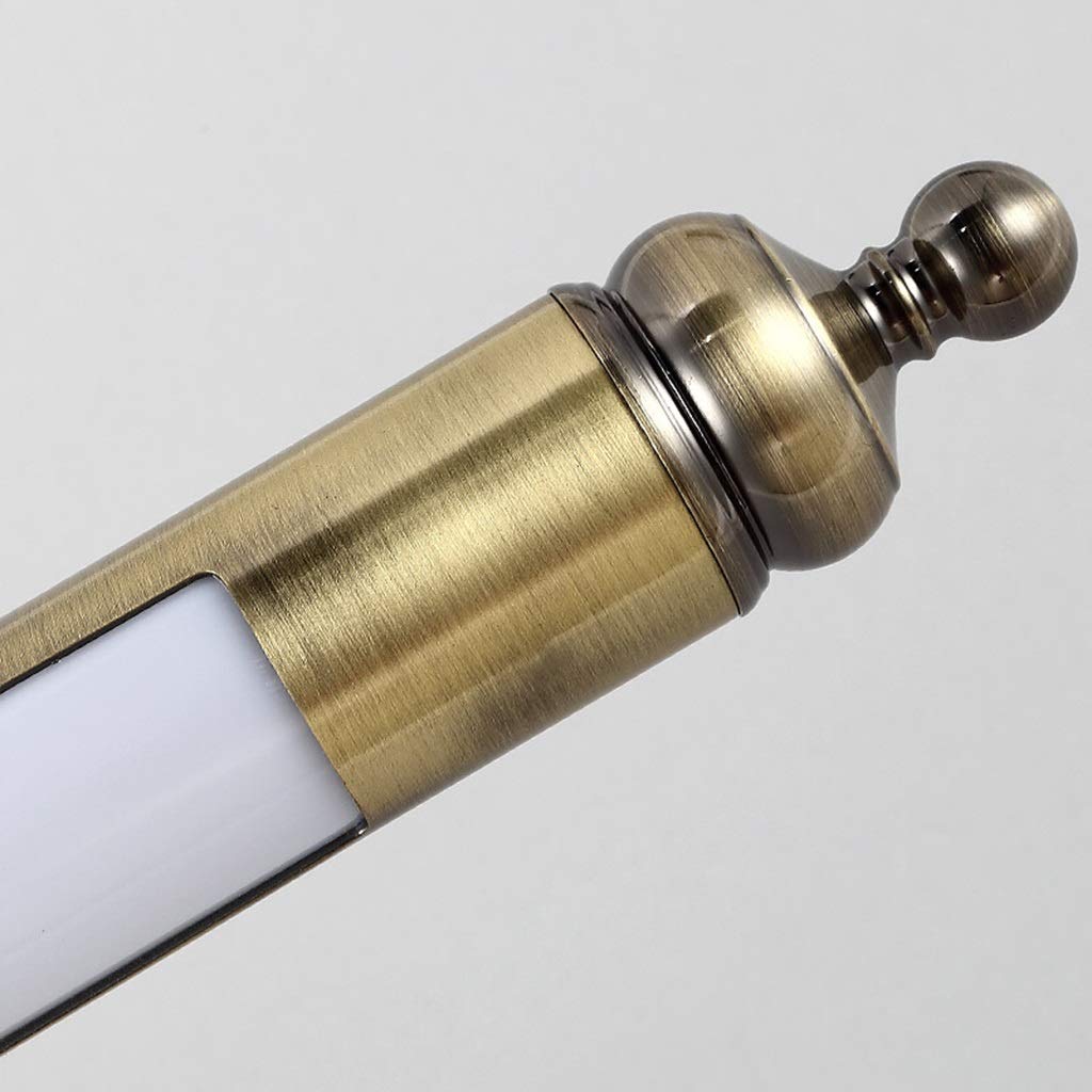 Badspiegellampen Led-Spiegelfrontleuchte Minimalistische Wandleuchte Badezimmer Feuchtigkeitsgeschützte Schrankspiegelleuchte Schminkspiegelleuchte Wasserdichter Edelstahlkörper Kupferwandbel