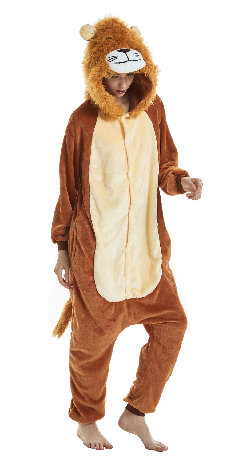 Onesie Pijamas de Animales, Unisex Adultos Pijamas Cosplay Traje Dibujos Animados Pijamas Ropa de Dormir Diaria