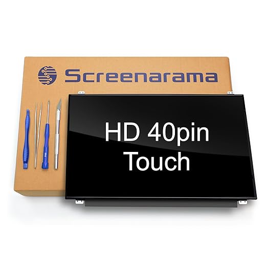 SCREENARAMA New Screen Replacement for HP 15-BS020WM OnCell Touch, HD 1366x768, Glossy, LCD LED Display with Tools