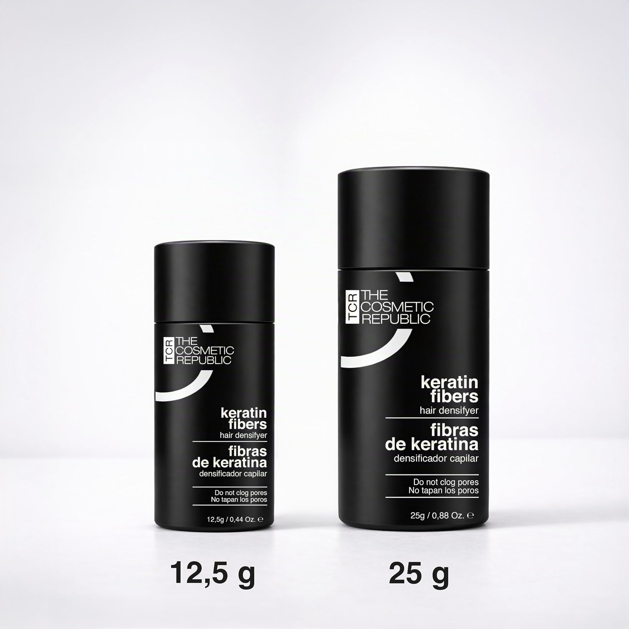 THE COSMETIC REPUBLIC - Fibras Capilares de Keratina - Retocador de Canas y Raíces de Larga Duración - Tapa Canas Mujer y Hombre - Retocador de Canas con Microfibras Capilares - 25gr, Rubio Oscuro