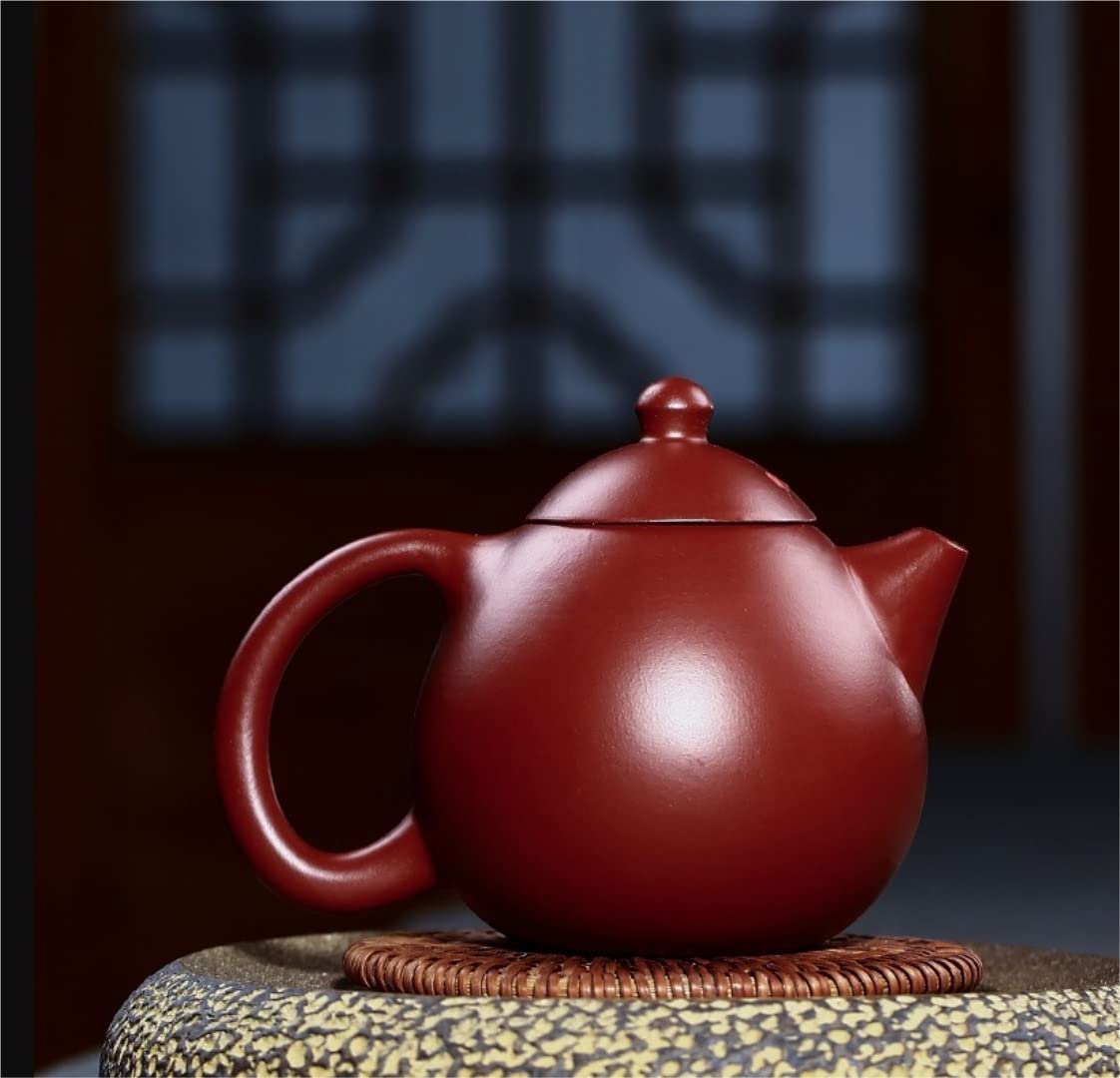 Theiere en Fonte Théière en Fonte 7oz/0.21L Théière Dahongpao Fleur De Prunier Peinte À La Main Pot De Fleurs Théière En Argile Violette Japonaise Théière Théière Fonte
