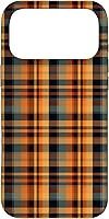 Vista 22 de Plaid Orange Brown Fall Harvest Muted Colors Print Pattern Case for iPhone 16