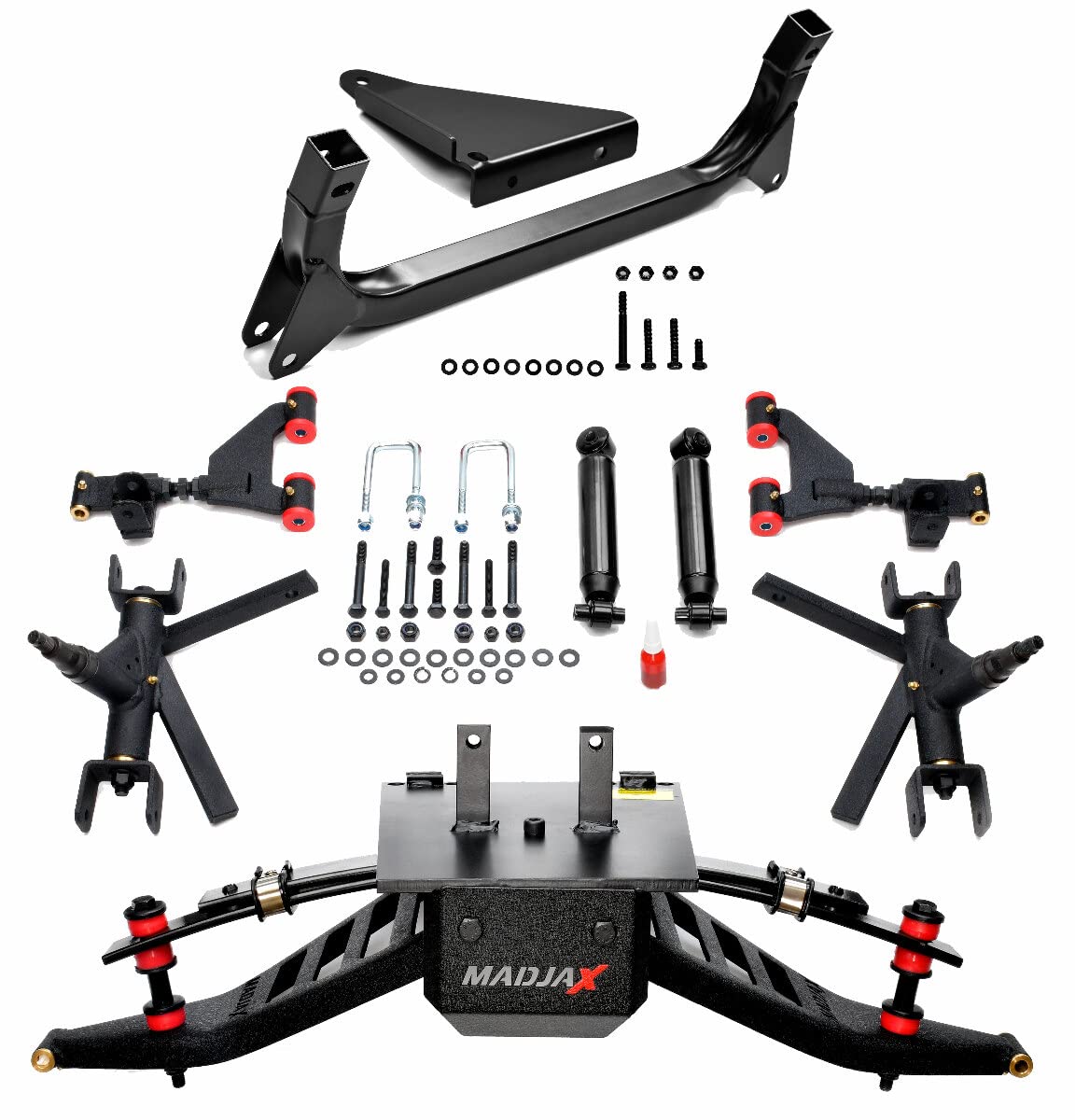 Amazon.co.jp: MadJax King XD 4インチ ゴルフカートリフトキット 