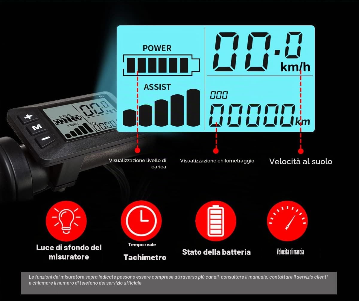 SAMEBIKE Bicicletta Elettrica per Adulti 20'',Pieghevole Bici Elettrica con Pedalata Assistita,City E-bike Unisex Adulto Batteria Rimovibile 48V10.4AH,Bici Elettriche per 7 Velocità Uomo/Donna