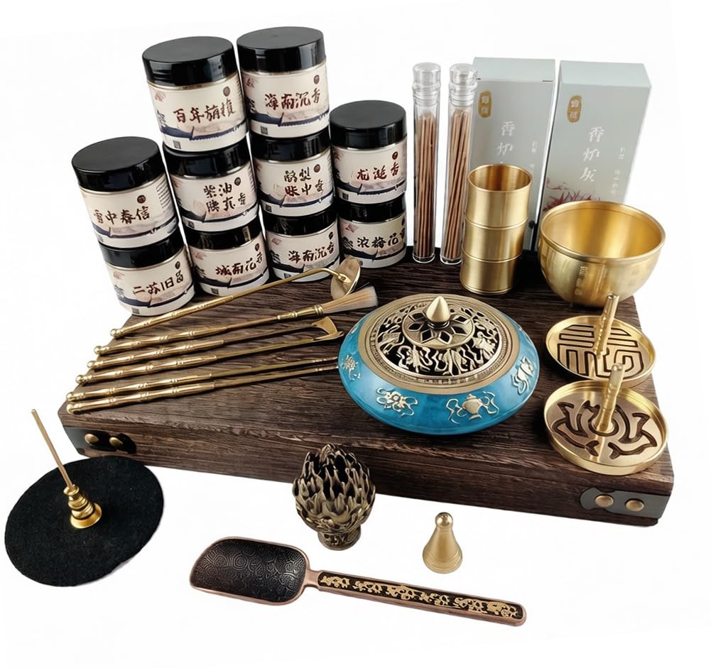 KILLER BURNERS2 3袋セット Incense Burner Kit Chinese Incense Burner kit with Powder, Copper