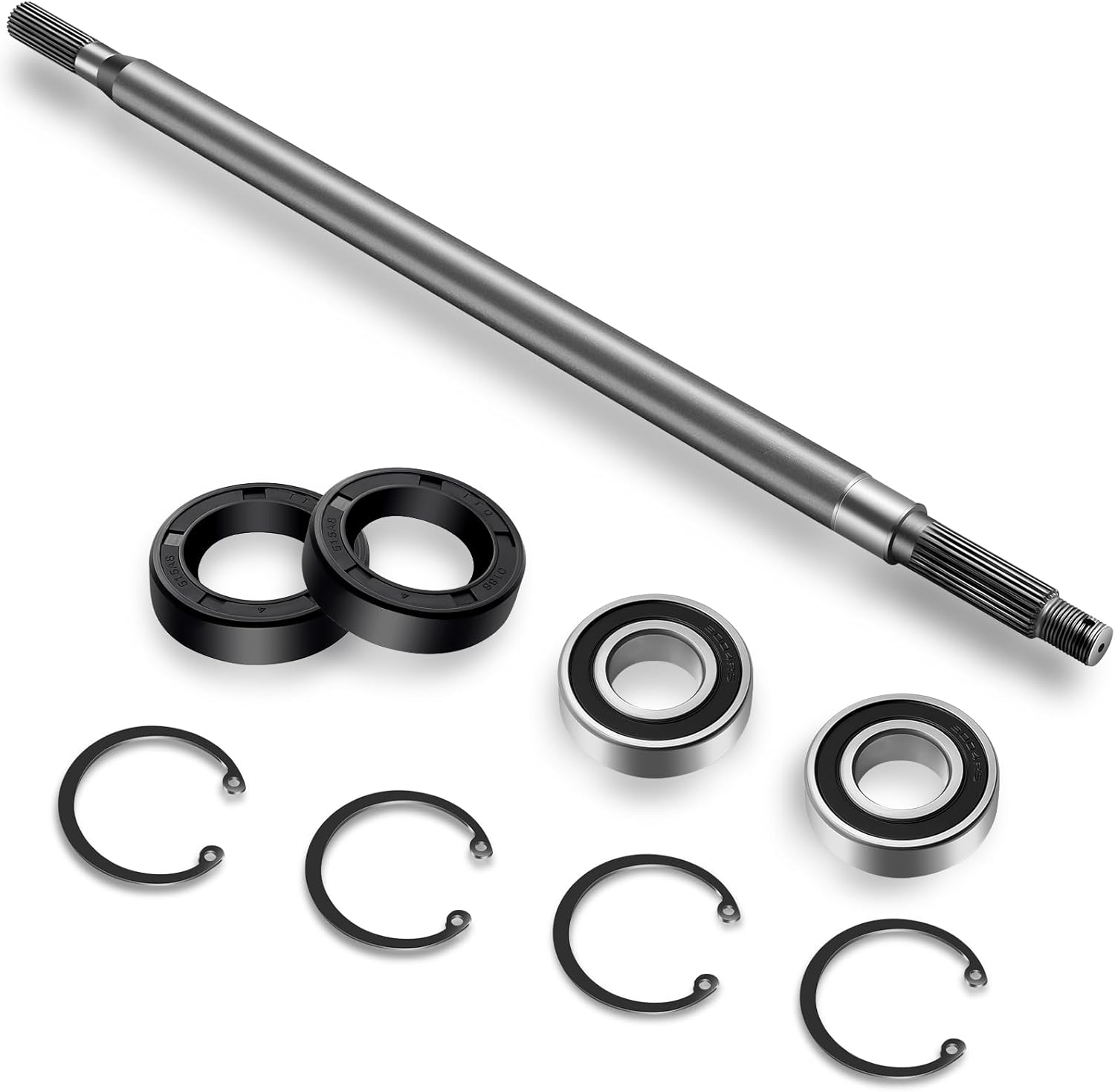 Gisafai Golf Cart Rear Axle Shaft with Bearing Seal Kit