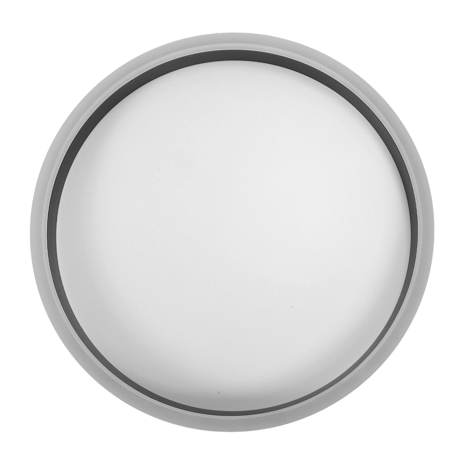 Hyuduo Sufitowa LED do Montażu Podtynkowego Okrągła Oprawa z możliwością Przyciemniania CRI90+ z Pilotem i kontrolą Aplikacji do Sypialni, Kuchni, Salonu, Przedpokoju (BLACK)