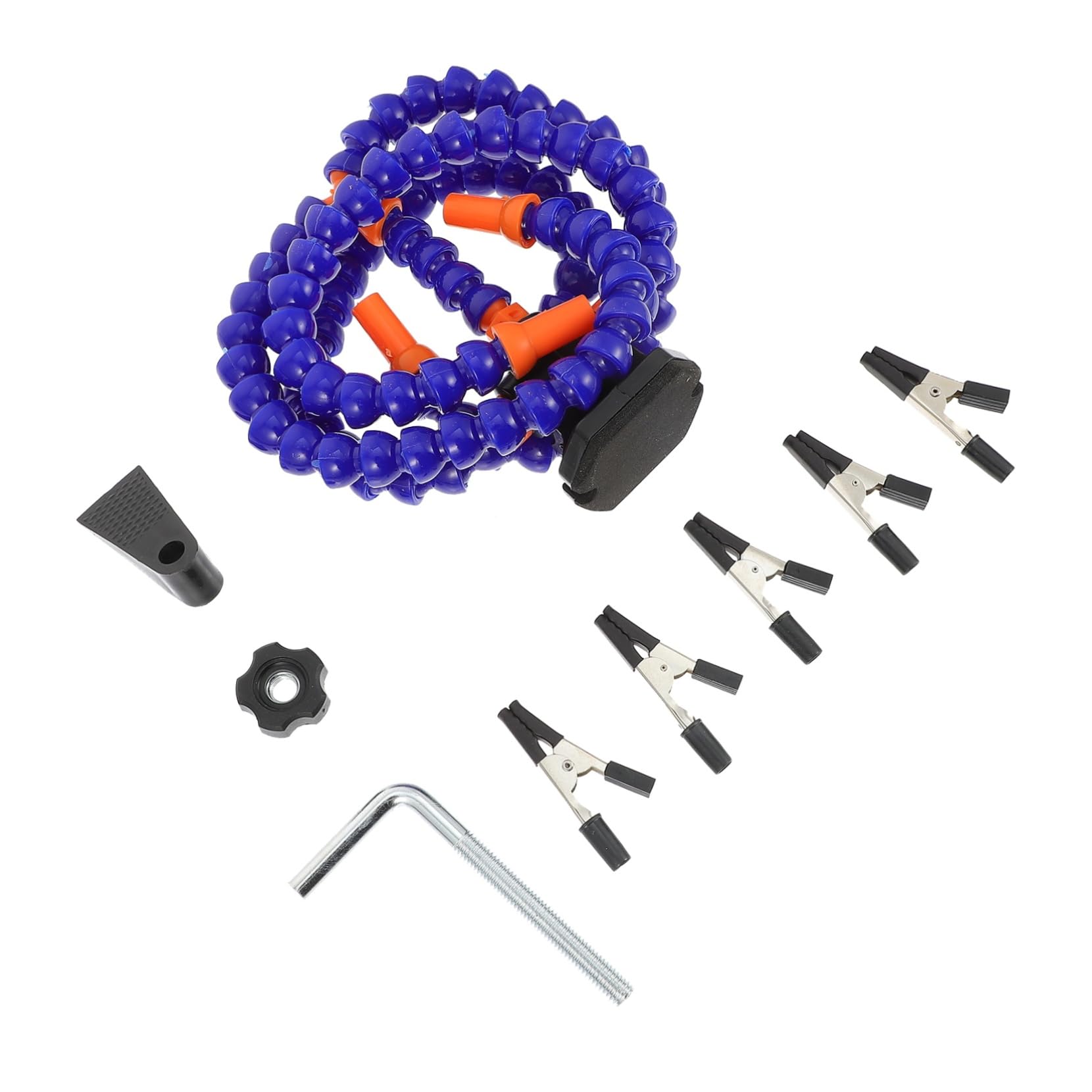 Mipcase 1Set Soldering Helping Platform with Alligator Clips Welding Tool for Repair Electronic Projects and Hobby Work Station