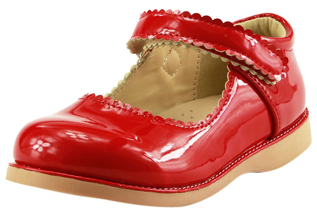 The Doll Maker Girl's Red Patent Mary Jane - FBA171028A-13