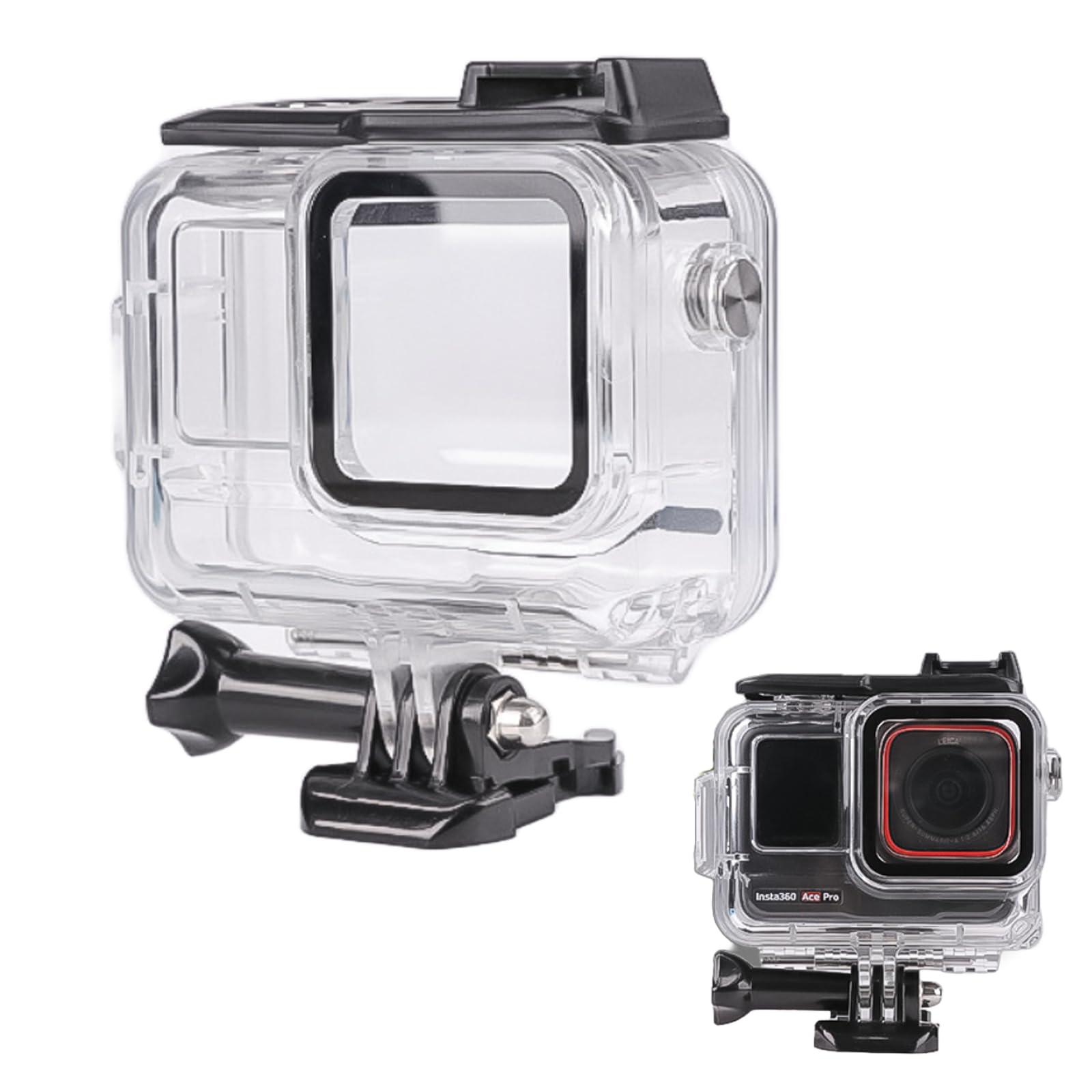 Funda impermeable / funda protectora de buceo compatible con cámara deportiva Insta360 Ace/Ace Pro a 60 metros impermeable (Ace Pro)