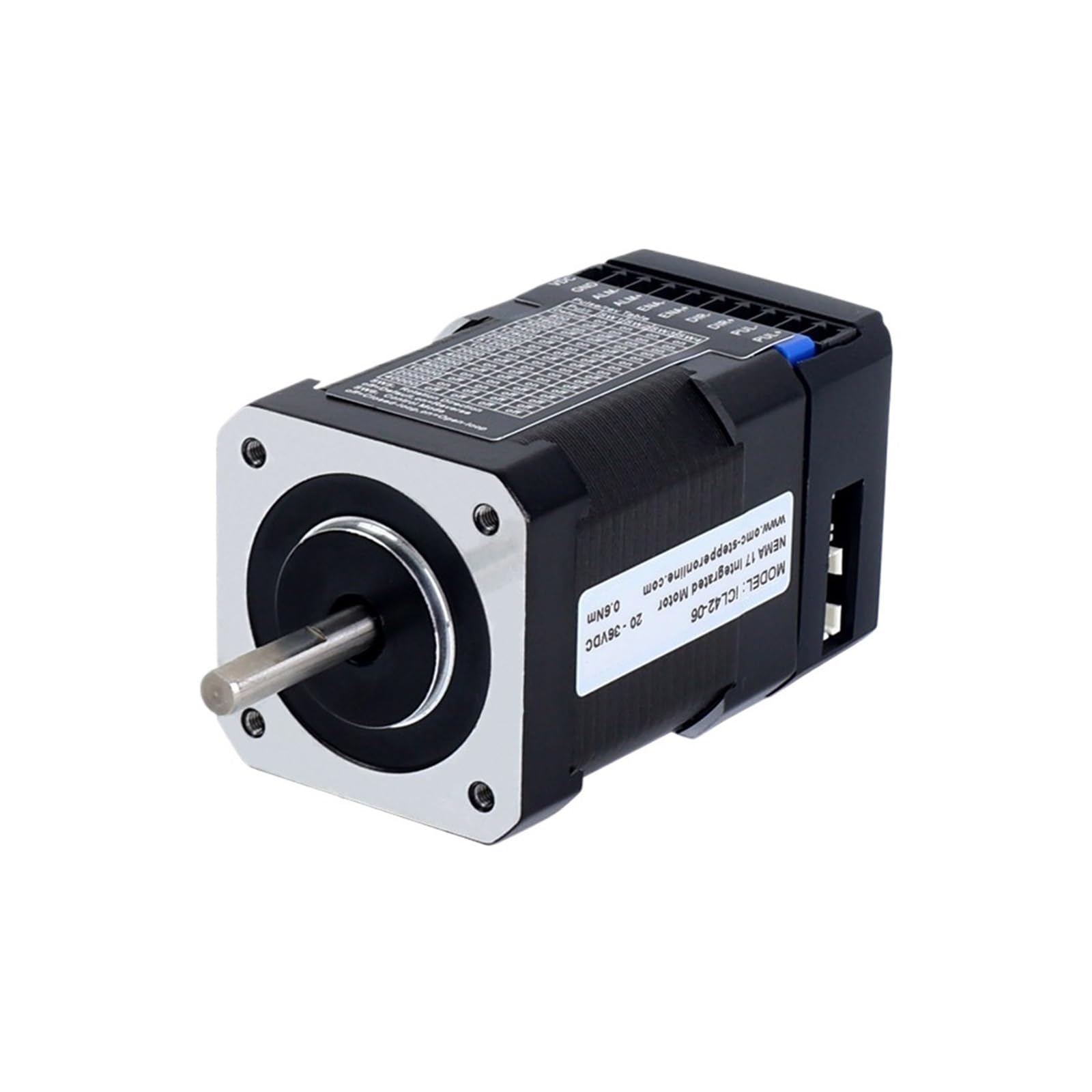 ICL Series NEMA 17 Integrated Closed Loop Stepper Electronic Starter 0.6Nm(85oz.in) 20-36VDC w/ 14-bit Encoder