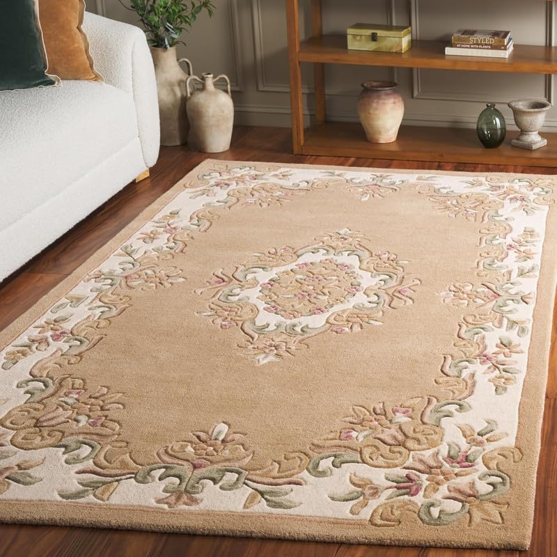 Image of OLEFIN Handmade Thick Woolen Anti Slip Carpet and Rugs for Living Room Bedroom Hall Dinning Room Kids Room