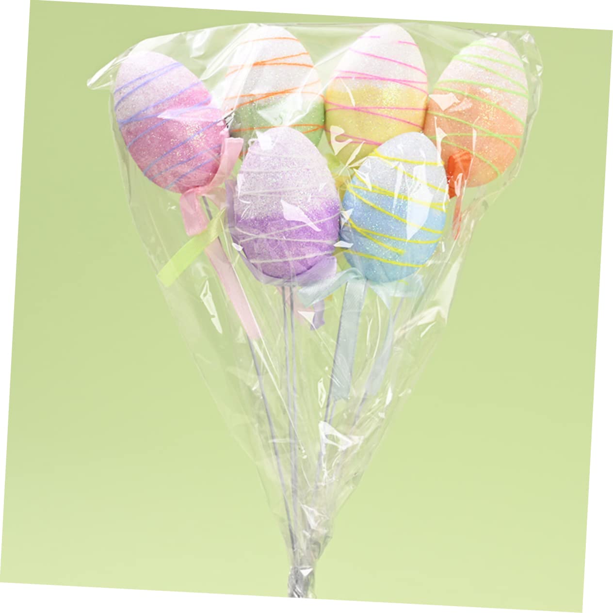 NUOBESTY 54pezzi Uova Pasquali Decorativa Decorazioni Per Scene Di Pasqua Accessori Per Feste e Addobbi Natalizi e Realistico Ottimo Per Uso Casa e Ufficio