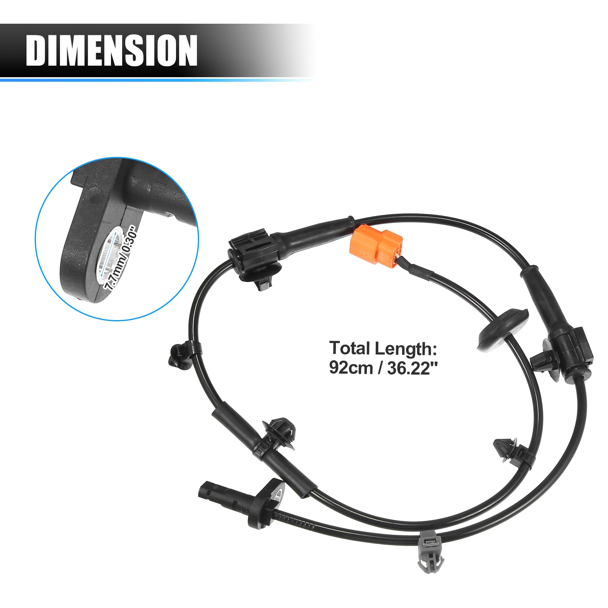 Amazon.com: uxcell Front Left ABS Wheel Speed Sensor No.57455-SEL