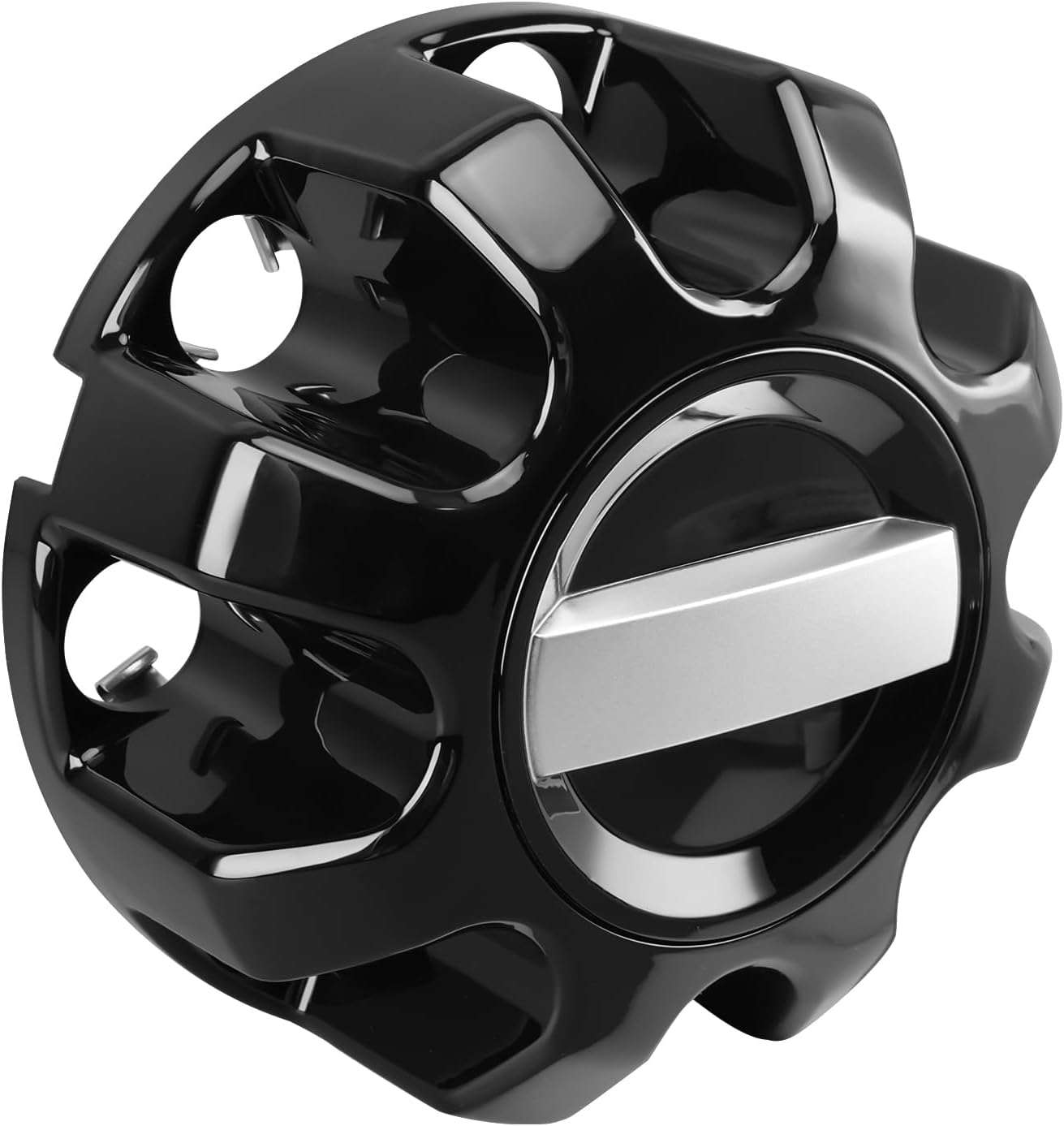 KC3Z-1130-B Gloss Black Rear Wheel Center Cap Compatible with Ford F-250 F-350 Super Duty 2019-2024 Replace KC3Z1130B