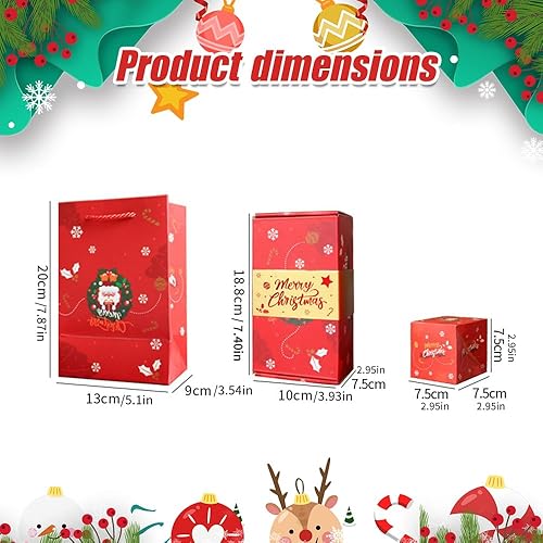 Miniatura 9 de Caja de regalo sorpresa crea el regalo más sorprendente, caja de regalo de sobre rojo plegable de creatividad 2023, caja de regalo sorpresa