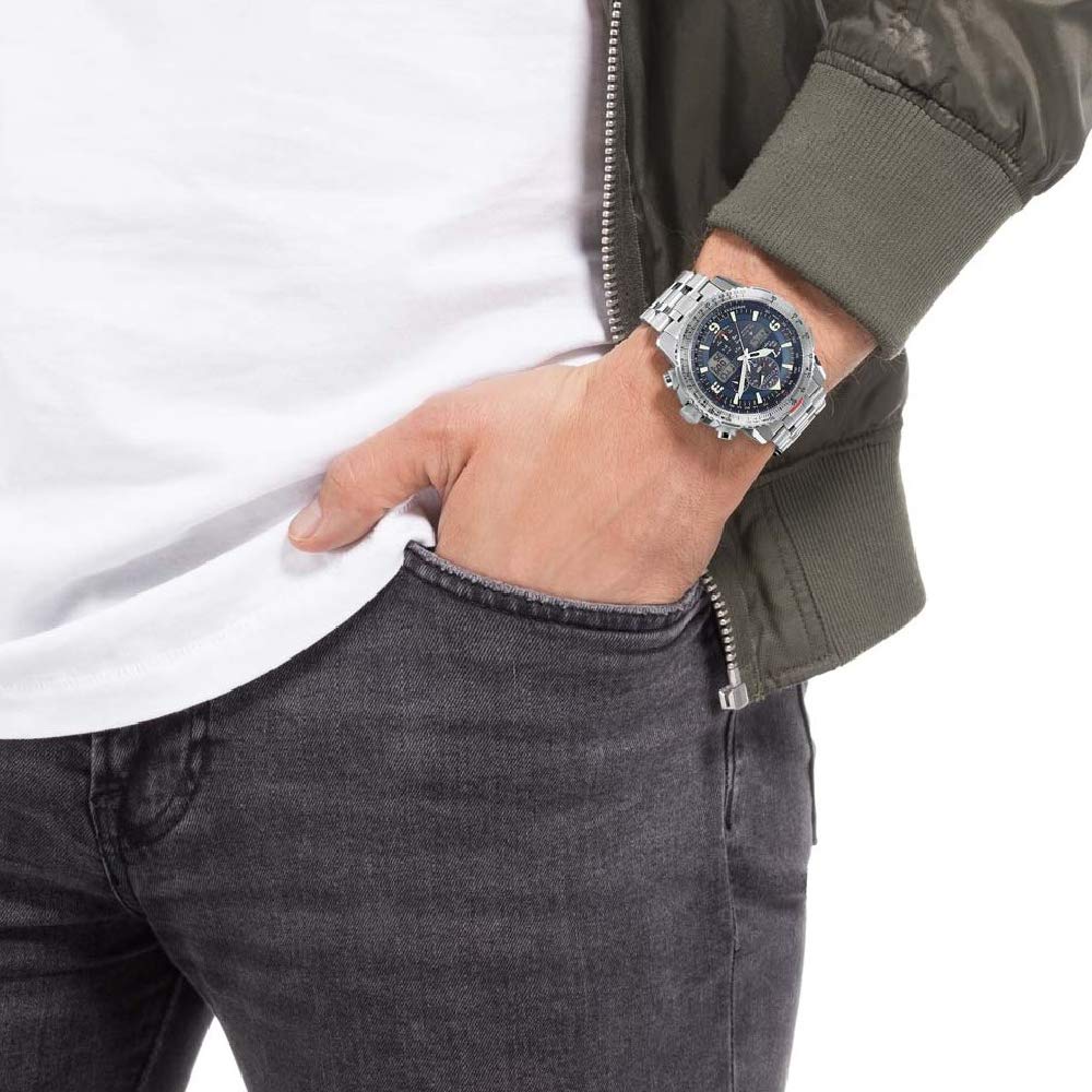 Citizen - JY8100-80L - Armbanduhr - Herren - Chronograph - Funkuhr