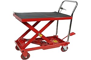 Hydraulic Lift Table Cart - 1000 lb Lift Capacity