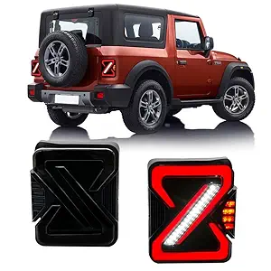 CCE New Mahindra Thar 2020 Tail Lamps V3 Type-S Design