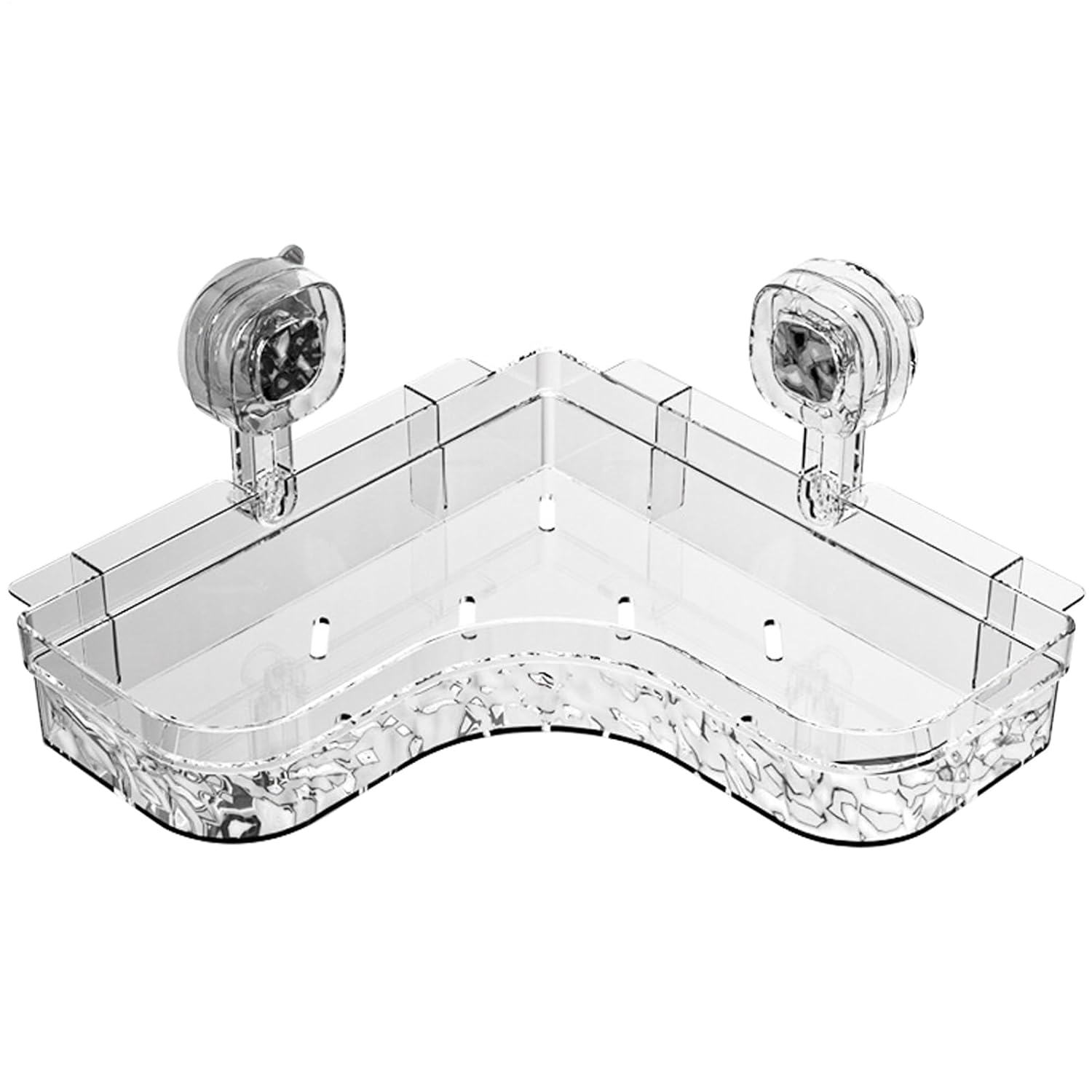 Shower Shelves Corner - Heavy Duty Organizer Multifunctional Suction Cup Shelf Compact Shower Caddys Corner With Heavy Duty