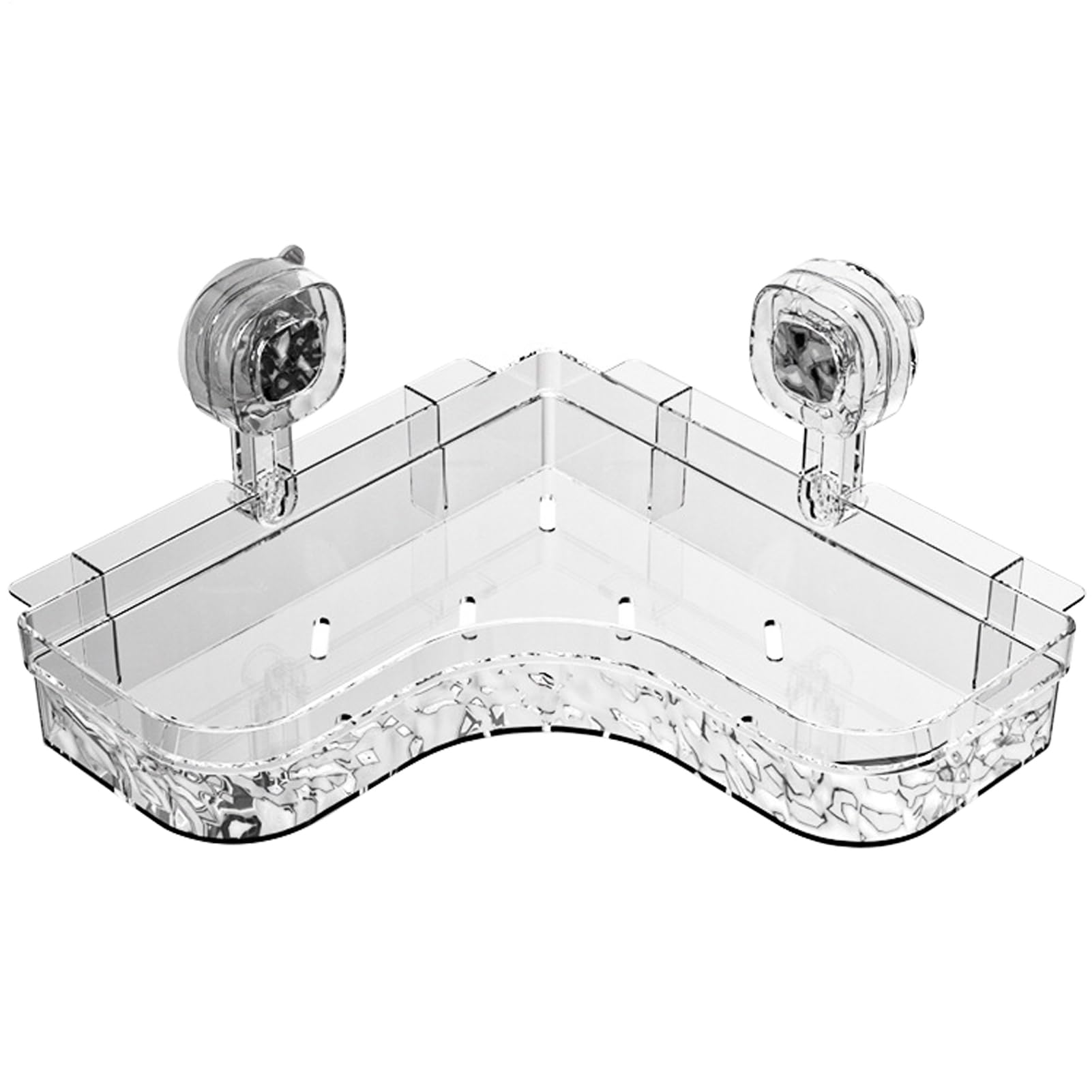 Shower Shelves Corner - Heavy Duty Organizer Multifunctional Suction Cup Shelf Compact Shower Caddys Corner With Heavy Duty