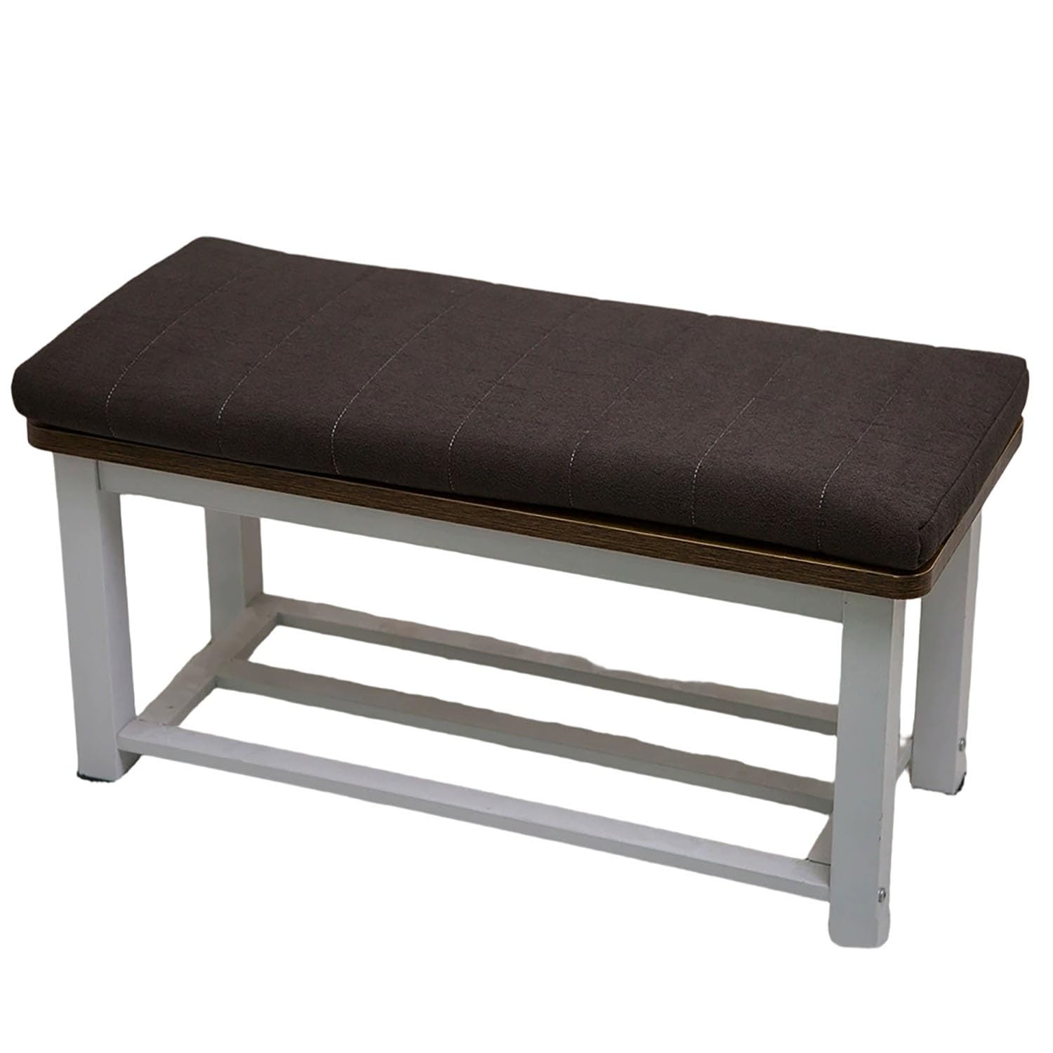 PLCIVSA Outdoor/Indoor Bench Cushion 80/90/100/120/150/180cm×40/30cm 2/3 seater Non-Slip Long Seat Cushion for Bay Window,Entryway Chair,Sofas & Porch Furniture with Zipper(Coffee,35x200cm)