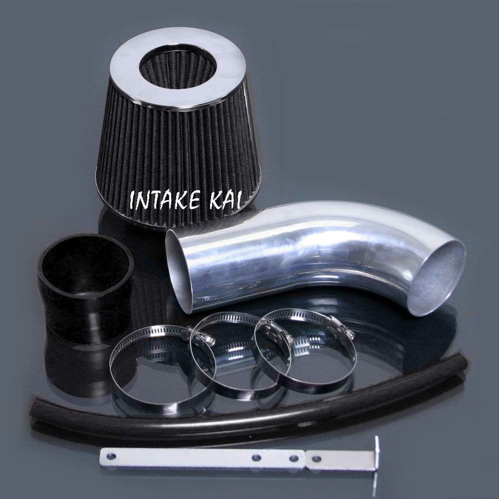 INTAKEKAI Performance Air Intake (Compatible with 2011-2015 HYUNDAI ACCENT 2011-2013 HYUNDAI VELOSTER 2012-2015 KIA RIO 1.6 1.6L L4 MODELS) (BLACK)