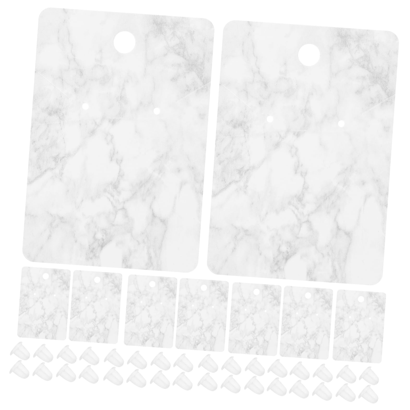 Beatifufu Earring Display Cards for Showcase 1 Set of Paper Jewelry Cards for Earrings Necklaces DIY Display