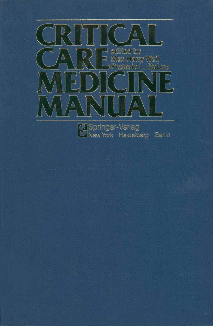 Amazon | Critical Care Medicine Manual | Weil, M. H., DaLuz, P. L.
