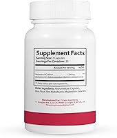 Vista 2 de Suplemento de berberina de 1200 mg HCI - Probado en laboratorio de terceros, certificado GMP, apoya la salud metabólica y el bienestar general