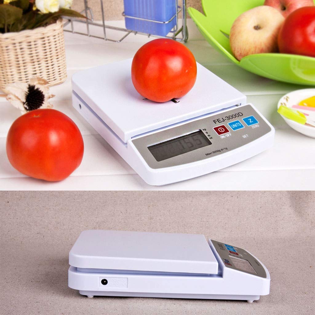 Báscula Experimental para repostería casera de 0,1 g, para cocinar y Pesar Frutas, báscula Multifuncional