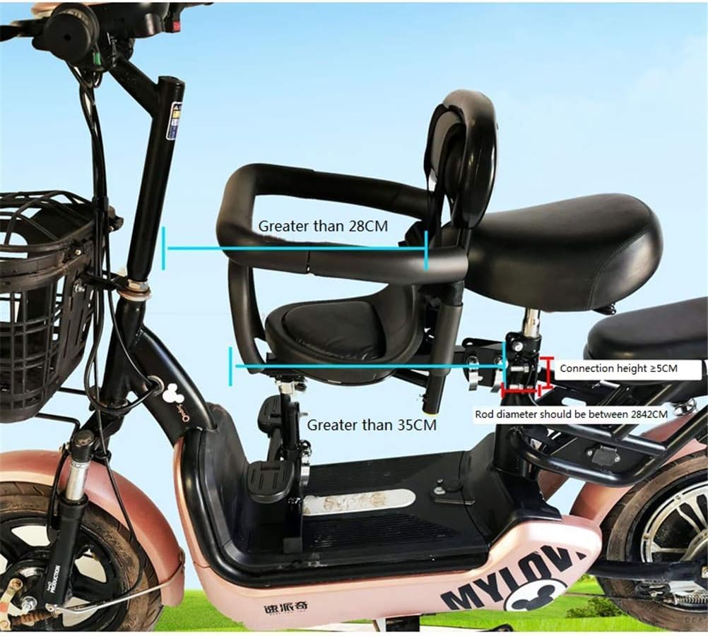 Chaise Avant De Vélo électrique, Siège De Vélo Enfant, Selle De Bébé Stable De Sécurité, A