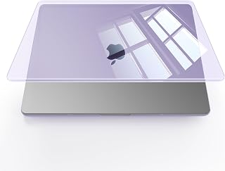 Soonjet Compatible with MacBook Air 13 inch Case, Crystal Clear Shell, Fits 2022-2026 M5/M4/M3/M2 A3449 A3240 A3113 A2681, Color-Matched Transparent Design for All MacBook Air 13.6 inch